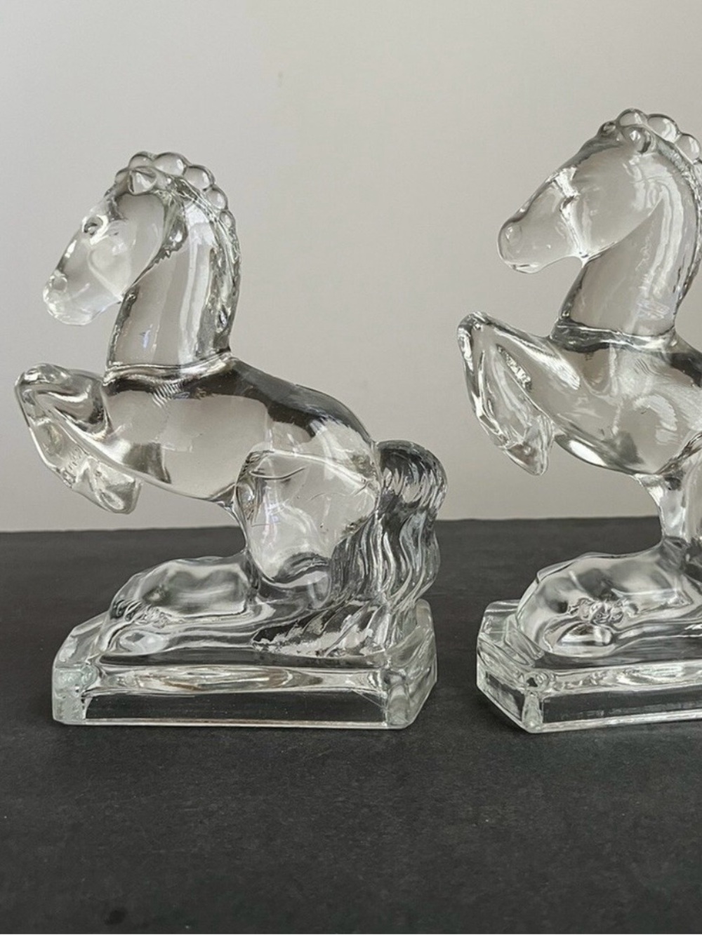 Horse Bookends.   Vintage